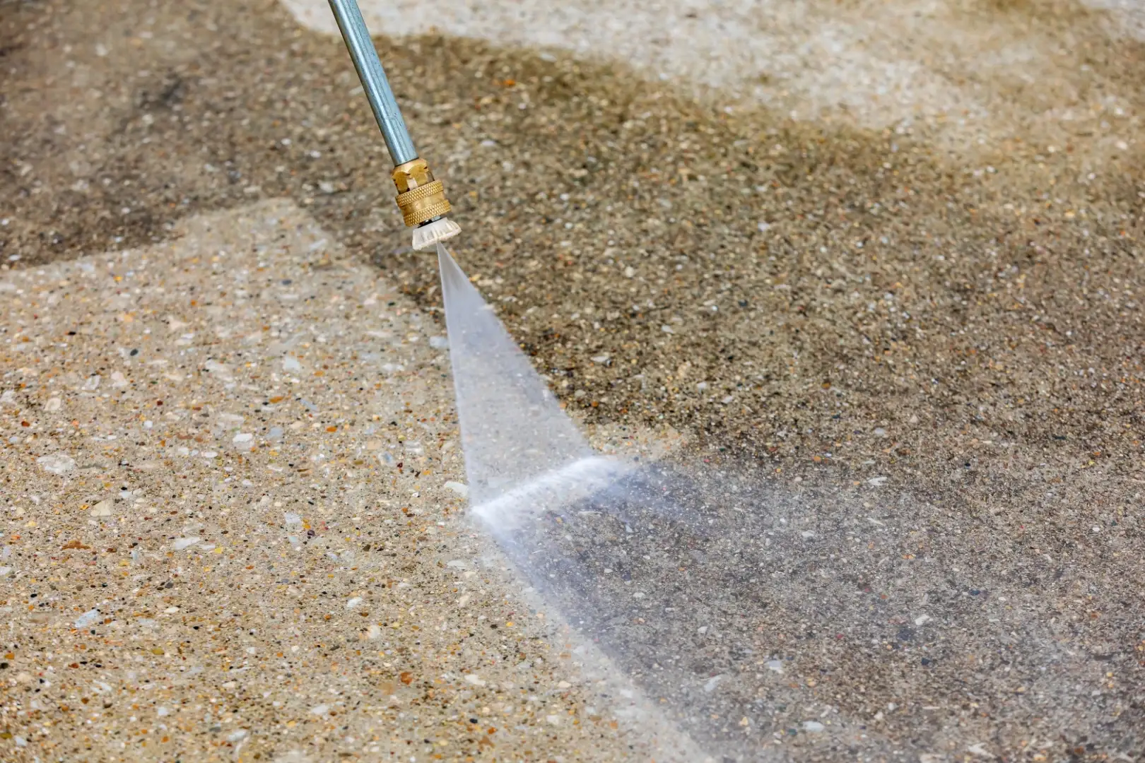 Driveway and sidewalk cleaning by Walden Window and Pressure Washing in Indianapolis
