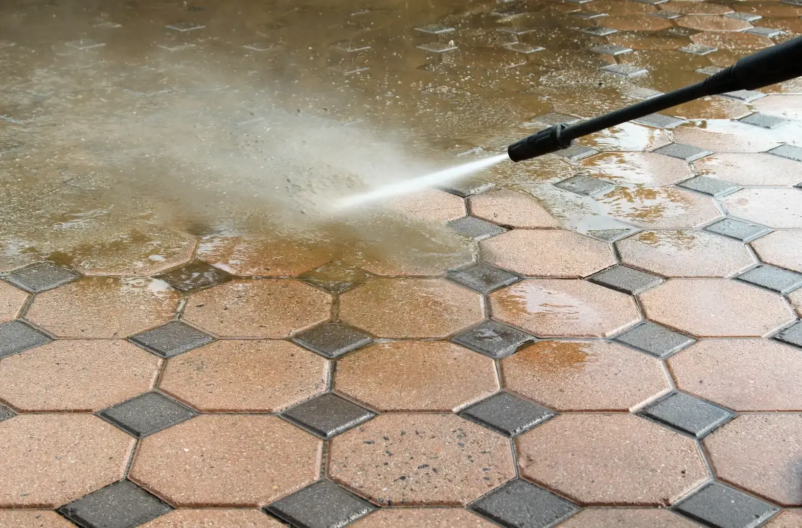 Patio and paver cleaning by Walden Window and Pressure Washing in Indianapolis