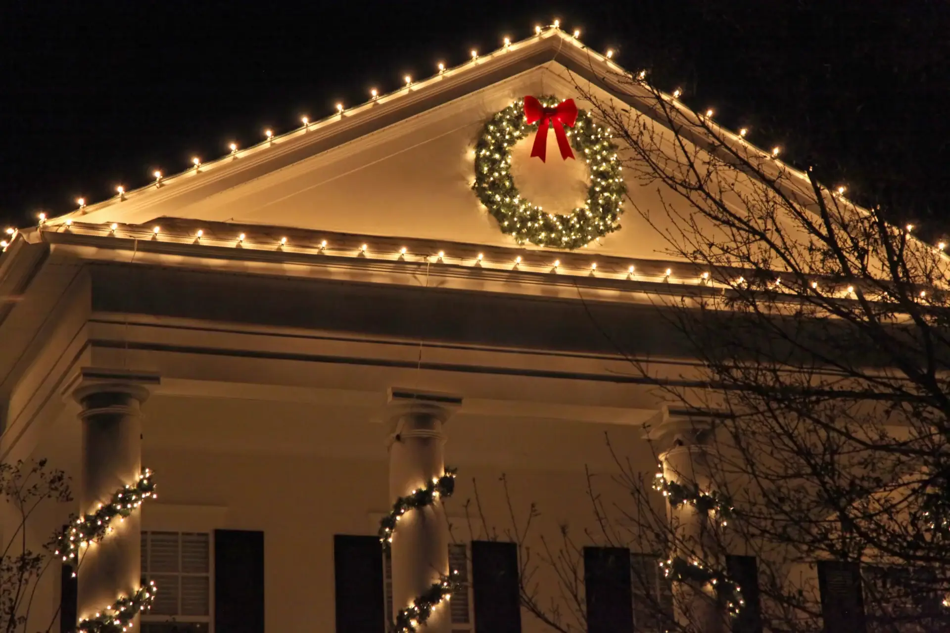 Professional Christmas light installation
