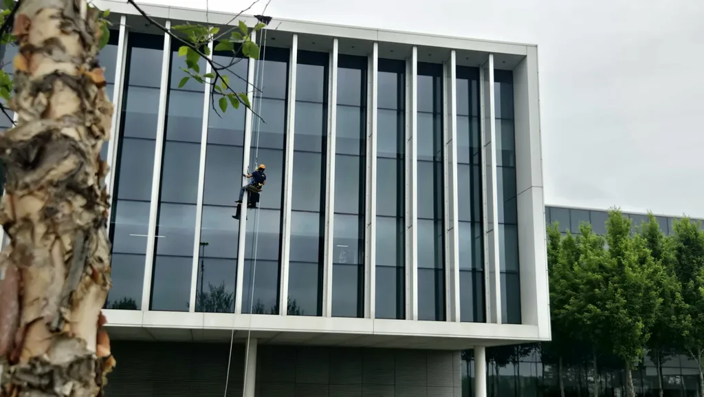 Commercial window cleaning by Walden Window and Pressure Washing in Indianapolis