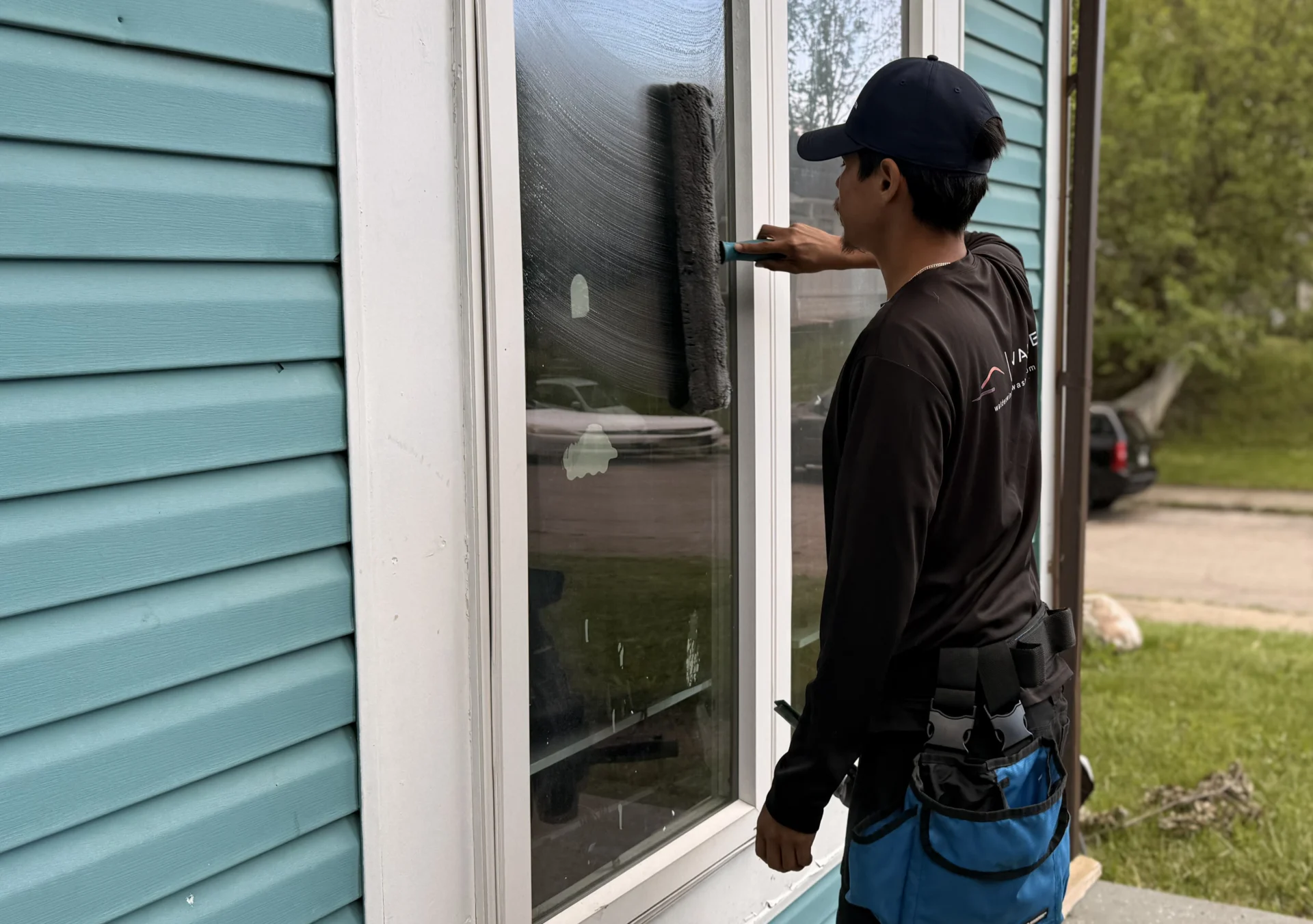 Residential window cleaning by Walden Window and Pressure Washing in Indianapolis