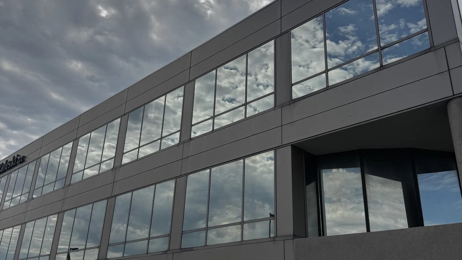 Office building 501 glass wide by Walden Window and Pressure Washing in Indianapolis