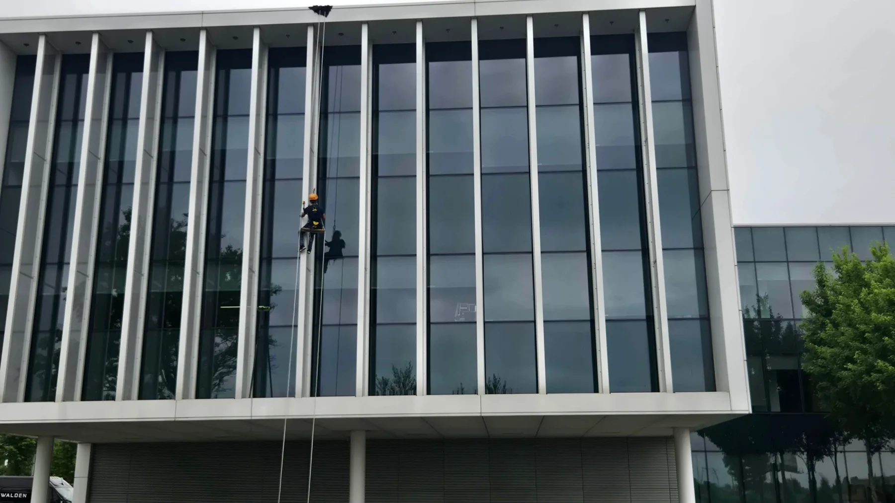 Rope access window cleaning walden by Walden Window and Pressure Washing in Indianapolis